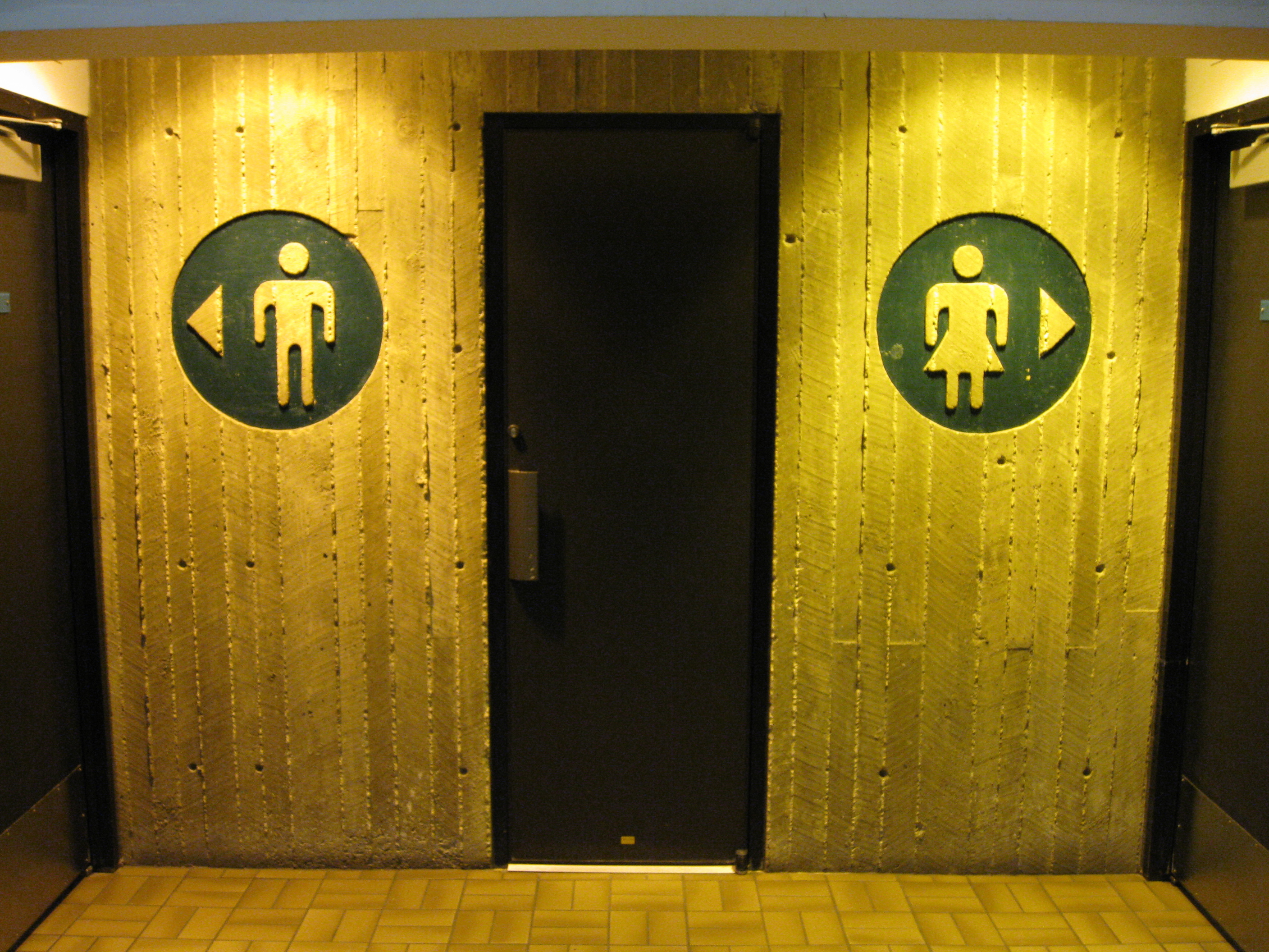 Restroom signs