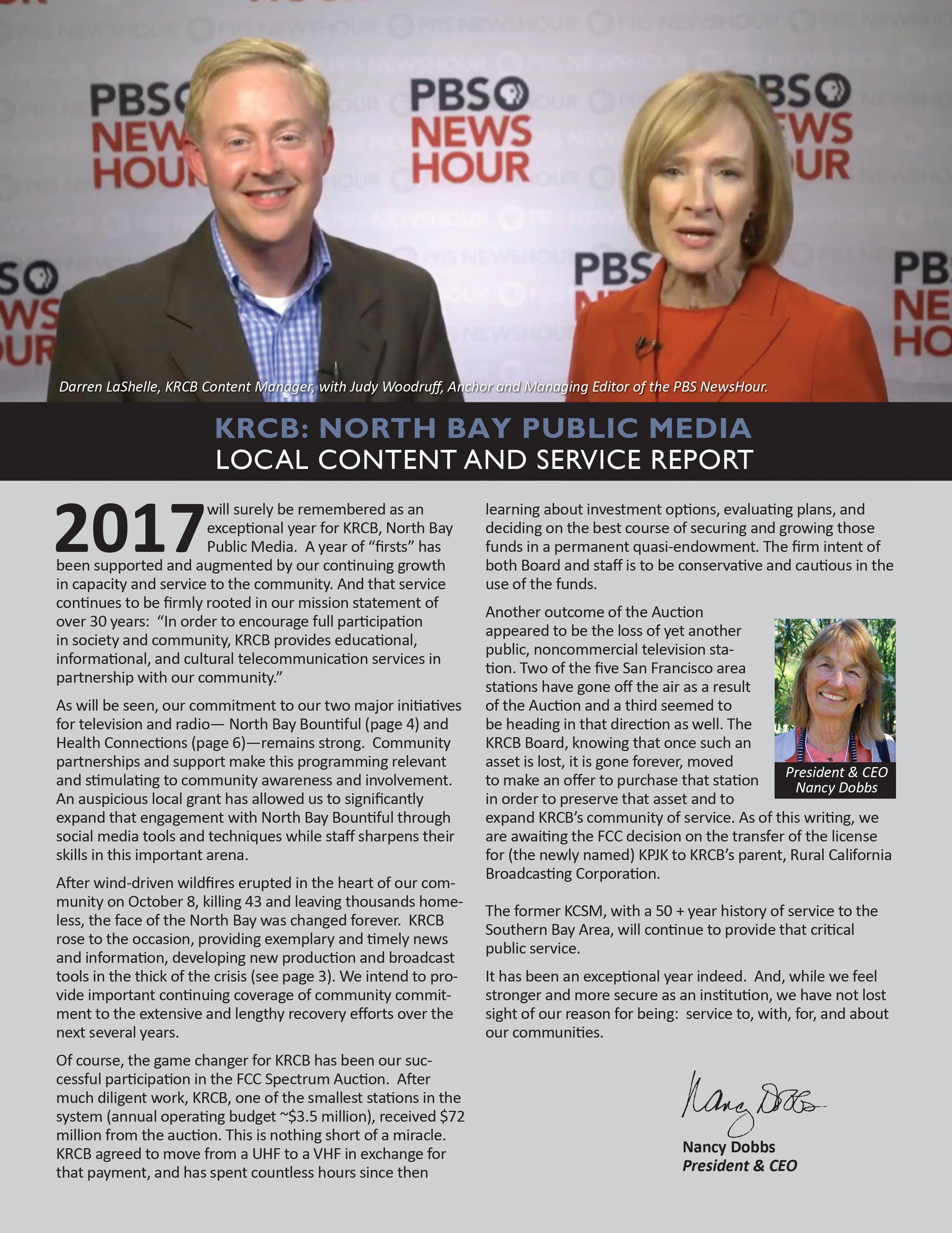 Content And Service Report 2017