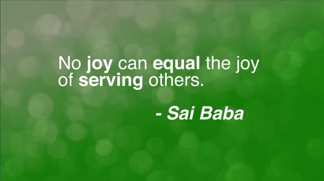 No joy can equal the joy