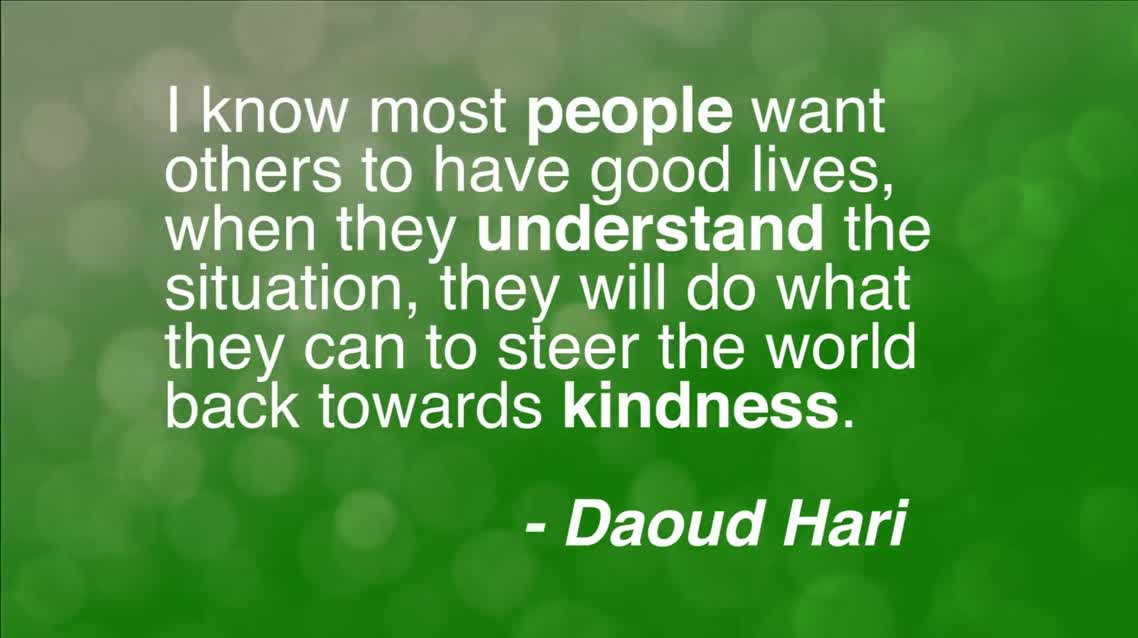 I know most people want others to have good lives